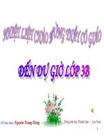 Bài giảng Bài 22: Vẽ trang trí - Vẽ màu vào dòng chữ nét đều (thi GVG huyện 2007-2008)