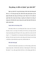 Tài liệu Dự phòng và điều trị bệnh “góc thời tiết” pdf