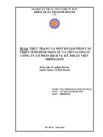 Thực trạng và một số giải pháp cải thiện tình hình nhân sự và tiền lương ở công ty cổ phần dịch vụ kỹ thuật viễn thông (TST) 