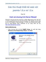 Tài liệu Thủ Thuật Thiết Kế Web Với Joomla 1.0x và 1.5x part 31 docx