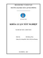 Hoàn thiện công tác kế toán vốn bằng tiền tại công ty TNHH giao nhận và thương mại viko 