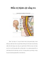 Tài liệu Điều trị bệnh cột sống tre pptx