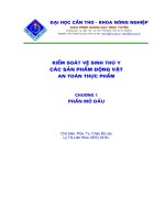 Tài liệu Kiểm soát vệ sinh an toàn thực phẩm P1 doc