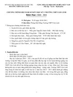 Tài liệu Chương trình Hội nghị sơ kết học kỳ I