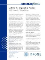 Tài liệu KRONE - White Paper - 10GBase-T Impossible is possible doc