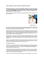 Tài liệu Khởi nghiệp của một số lãnh đạo hàng đầu thế giới pdf