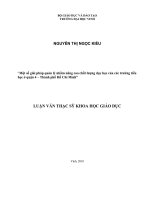 Một số giải pháp quản lý nhằm nâng cao chất lượng hoạt động dạy học của các trường tiểu học ở quân 4,thành phố hồ chí minh 
