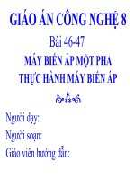 Bài giảng Bài 46-47