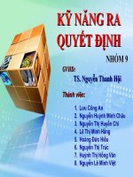 Tài liệu Tiểu luận quản trị học 