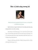 Tài liệu Bảo vệ ánh sáng tương lai pdf