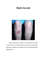 Tài liệu Bệnh Sarcoid pdf