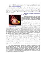 Tài liệu DUY TRÌ SỰ KHỎE MẠNH CỦA TIM MẠCH Ở TUỔI GIÀ doc