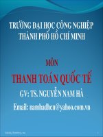 Tài liệu GÍAO ÁN THANH TOÁN QUỐC TẾ- CHƯƠNG 4 pdf