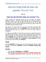 Tài liệu Thủ Thuật Thiết Kế Web Với Joomla 1.0x và 1.5x part 21 doc