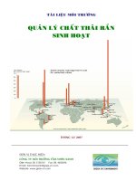 Tài liệu Quản lý chất thải rắn sinh hoạt doc