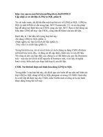 cập nhật cơ sở dữ liệu