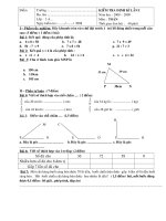 Tài liệu Đề thi  Toán, Tiếng việt lớp3