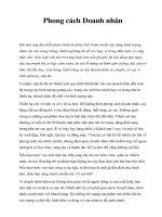 Tài liệu Phong cách Doanh nhân ppt