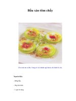 Tài liệu Bầu xào tôm chấy pptx