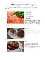 Tài liệu Thịt nướng với mận vừa lạ vừa ngon pdf