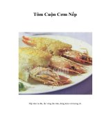 Tài liệu Tôm Cuộn Cơm Nếp doc