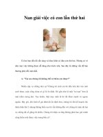 Tài liệu Nan giải việc có con lần thứ hai doc