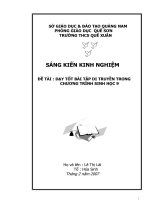 Bài soạn Dạy tốt bài tập di truyền ADN và gen