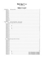 Tài liệu Bài tập C++ pdf
