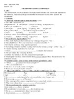 Tài liệu anh 8 - unit 16