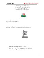 Thiết kế và thi công hệ thống điều khiển nhiệt độ 