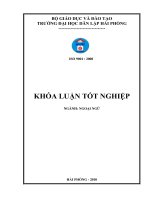 A STUDY ON TRANSLATION OF ENGLISH TERMS RELATED TO WEATHER FORECAST 