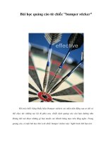 Tài liệu Bài học quảng cáo từ chiếc 