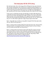 Bài giảng Thủ thuật phục hồi file ZIP bị hỏng