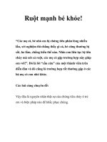 Tài liệu Ruột mạnh bé khỏe! pdf