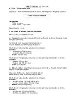 Tài liệu GRAMMAR UNIT 12