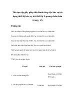 Tài liệu Thủ tục cấp giấy phép tiến hành công việc bức xạ (sử dụng thiết bị bức xạ, trừ thiết bị X-quang chẩn đoán trong y tế) pdf