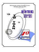 Tài liệu ôn thi HK1