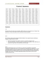 Tài liệu Correct Answers Mock Exam 01 ppt