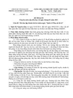 Gián án Kế hoạch chuyên môn tiểu học tháng 2 năm 2011