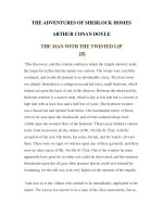 Tài liệu LUYỆN ĐỌC TIẾNG ANH QUA TÁC PHẨM VĂN HỌC-THE ADVENTURES OF SHERLOCK HOMES -ARTHUR CONAN DOYLE 6-2 pptx