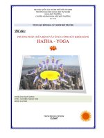 HATHA-YOGA Một phương pháp chữa bệnh và tăng cường sức khỏe