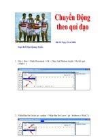 Tài liệu Chuyển động theo quỹ đạo ppt