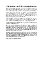 Tài liệu Cách nâng cao hiệu quả tuyển dụng ppt