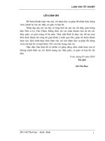 Thăm dò hàm lượng no3   trong một số loài rau trên thị trường và đặc điểm ở vài địa phương sản xuất rau cung cấp cho thành phố vinh 