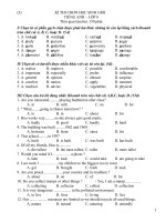 Tài liệu Bo de thi HSg Anh E8