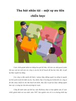 Tài liệu Thu hút nhân tài – một sự ưu tiên chiến lược Cu doc