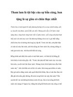 Tài liệu Tham lam là tột bậc của sự bần cùng, ban tặng là sự giàu có chân thực nhất docx