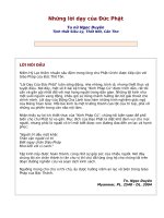 Bài soạn Lời dạy của đức Phật 1