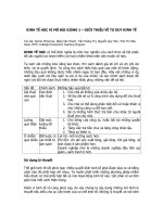 Tài liệu Kinh tế học vi mô bài giảng 1 pdf