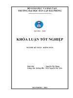 Hoàn thiện công tác kế toán doanh thu, chi phí và xác định kết quả kinh doanh tại công ty TNHH thƣơng mại nhật toàn 